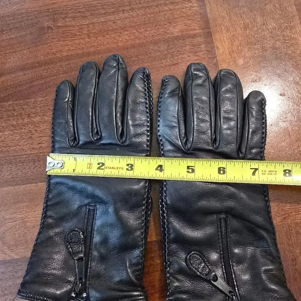 CARIDEI Glove Factory Womens Size  7‎ 1/2 Cashmere Lined Vintage